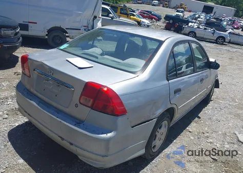 2001 Honda Civic Lx z USA, uszkodzony, nr VIN 2HGES165X1H534419